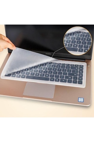 Şeffaf Silikon Notebook Laptop Bilgisayar Klavye Koruyucu Anti-toz Ve Su Geçirmez 15,6 Inç 1 Adet