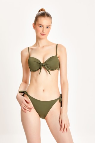 Too Salty Swimwear Kadın Yeşil Push Up'lı Fiyonklu Bikini Takımı 24s114st Yeşil
