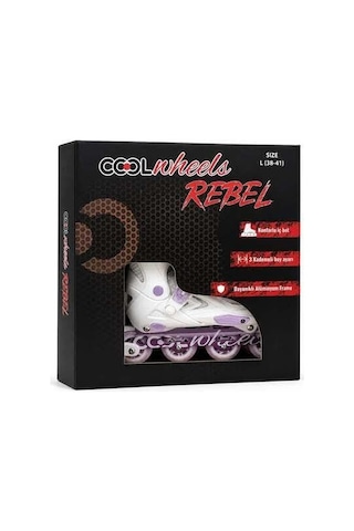 Cool Wheels Rebel Paten 38-41 Lila Mor-beyaz