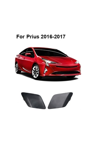 Lemestar Toyota Prius 2016-2017 Ön Tampon Çekiş Kanca Kapakları, Siyah Abs Malzeme, 52128-47050 L Ve 52128-47070 R Parça Numaraları, 2 Adet