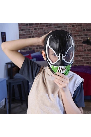 Sesli Spider-man Venom Versus Karanlıkta Parlayan Venom Maske