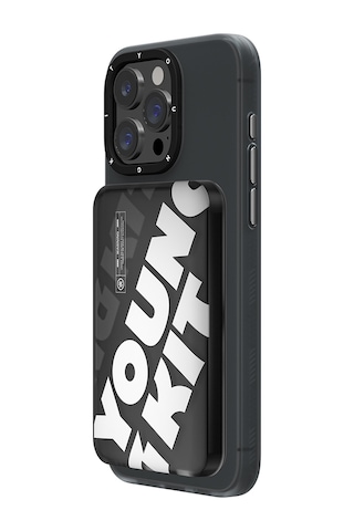 Youngkit APE Serisi 15 W 5000 mAh Hızlı Şarj Özellikli Wireless Powerbank - Siyah