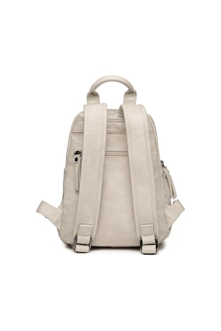 Mini Boy Yıkama Deri Kadın Sırt Çantası 21-k Barcelona 1929 Bej