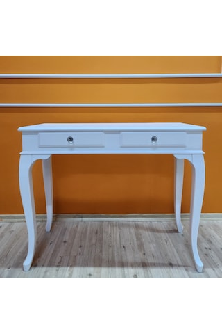 Evim Hizmet 120 Cm Çekmeceli Beyaz Dresuar Makyaj Masası Beyaz