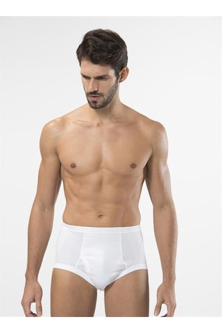 Türen 113 Ribana Erkek Slip - Beyaz-beyaz Beyaz