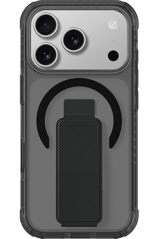 Apple Uyumlu iPhone 17 Pro Max Kılıf M-safe Şarj Özellikli Standlı Amazingthing Titan Pro Plus Kapak Siyah Siyah