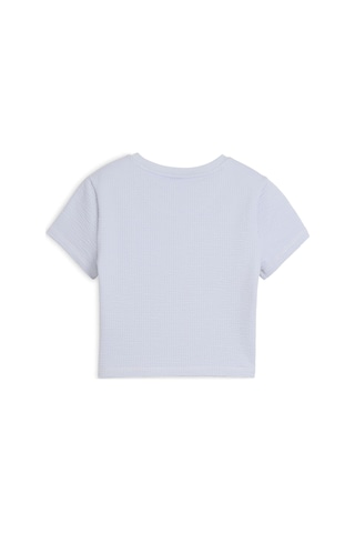Puma Dare To Textured Baby Kadın Tişört 629806 47 Mavi