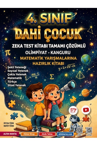 Altın Nokta Yayınları 4.sınıf Bilsem-kanguru-olimpiyat Sınavlarına Hazırlık Seti 6 Kitap