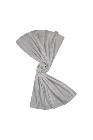 Mim Eşarp Mısırlı Eşarpları Parıltılı Elegance Monogram Prenses Şal Beyaz