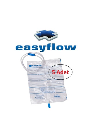 Musluklu Steril Idrar Torbası 2000 Ml 5'li Paket