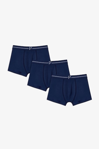 Penti Erkek Çocuk 3'lü Koyu Mavi Tonlu Boxer Koyu Mavi