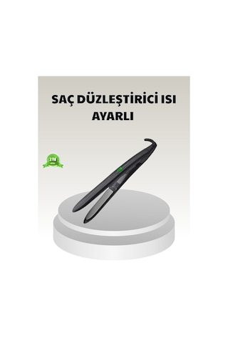 Dijital Ekranlı Isı Ayarlı Saç Düzleştirici Titanyum Plaka, Seyahat Dostu Tasarım