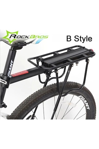 Arzu Alüminyum Portbagaj V Fren Disk Uyumlu Bisiklet Arka Bagaj Siyah