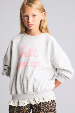 Defacto Bisiklet Yaka Baskılı Fırfır Detaylı Uzun Kollu Sweatshirt Kız Çocuk I5290a826wngr421 Gri-gr421