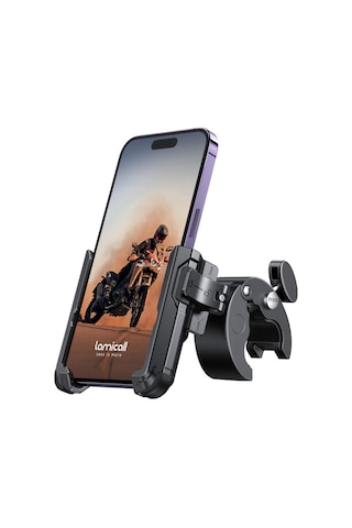 Lamicall Motosiklet Ve Bisiklet Telefon Tutucu Hizli Sök Tak Bp09b