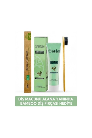 Bamboo Diş Fırçası & İzlanda Yosunlu Diş Macunu Seti - Doğal Ağız Bakımı Tam Koruma