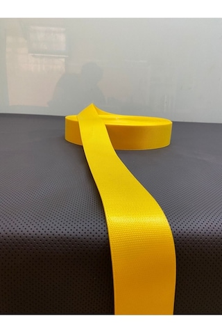 Sarı Renkli Emniyet Kemeri 15 Metre 4cm Kemer