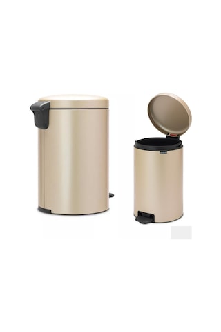 Brabantia Çöp Kutusu 20 Litre Newicon Pedallı Şampanya Rengi
