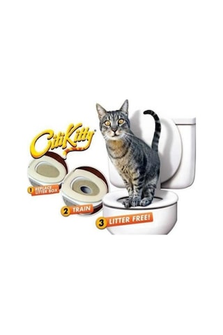 Kullanıma Uygun Citikitty Kedi Tuvalet Eğitim Seti