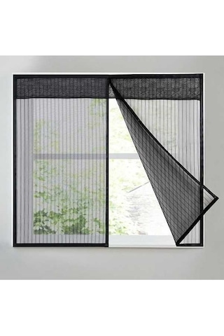 Fastbuy Kendinden Yapışkanlı Pencere Sineği 90-120cm Siyah, Evde Kolay Montaj, Uygun Hanehalkı İçin