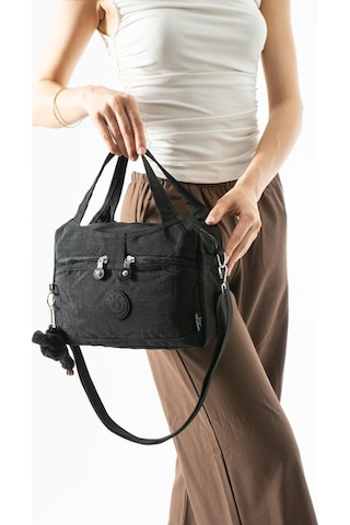Baginn Klinkır Hafif Yağmur Geçirmez Kadın Postacı Çanta 30 20 Cm El Çantası 571 Collection Siyah