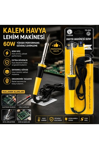 Tudor Td-060 Kalem Havya 220v 60w Lehim