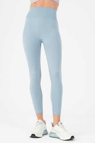 Maraton Active Slimfit Kadın Koşu Sisli Mavi Tayt 812096 Mavi