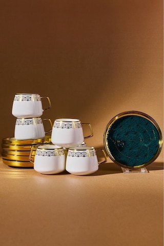 Karaca  Verde 6 Kişilik Kahve Fincan Takımı 100 ml