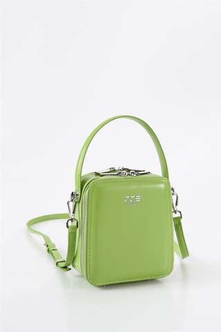 Ççs 17561 Kadın Omuz Askılı El Çantası-yeşil Yeşil