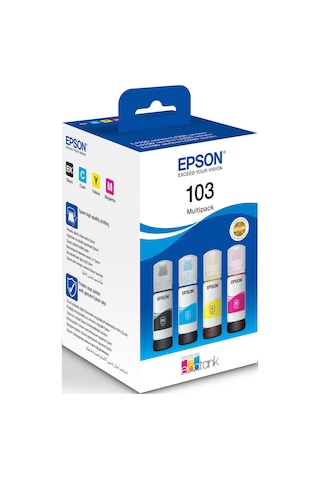 Epson 103 Ecotank C13T00S64A 4 Renkli Çoklu Paket