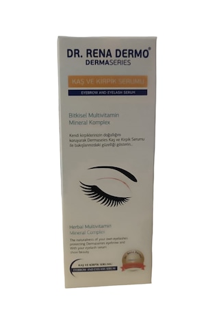 Dr. Rena Dermo Kaş Ve Kirpik Serumu Bitkisel Multivitamin Mineral Komplex 24 Ml