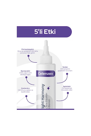 Celenzea Bright Harmony Leke Karşıtı ve Cilt Tonu Eşitleyici ve Gözenek Sıkılaştırıcı Tonik 100 ML