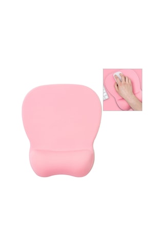 Montıan Mf-01 Oval Yavaş Ribaund Bellek Pamuk Yumuşak Bracer Mouse Pad Pembe