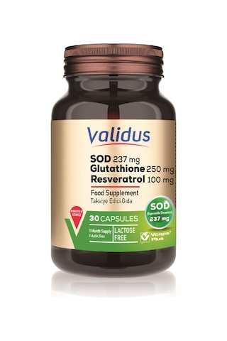 Superoxide Dismutase 237 Mg 30 Capsules
