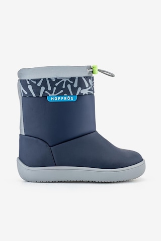 Hopfrög Rain Boots Süper Mat Lacivert Suya Ve Soğuğa Dayanıklı Barefoot Çocuk Botu Lacivert