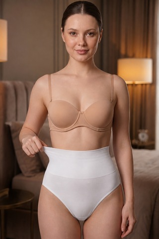 Fit Women Kadın Casual Esnek Toparlayıcı Beyaz Külot