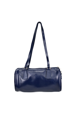 Kadın Silindir Baget El Ve Omuz Çantası Lacivert Lacivert