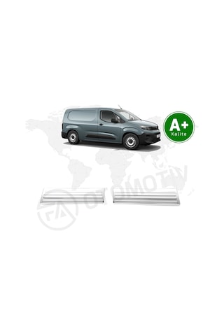 Opel Combo Panelvan Krom Kapı Eşiği Kaplaması 2024 Model Ve Sonrası