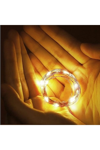 44 Adet Yüksek Kalite 1.5 Metre Pilli Gün Işığı Led Işık Modlu Hızlı Yavaş Sabit Pil Dahil Peri Led