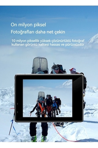 Ulzyvf Beyaz 4k Hd Su Altı Aksiyon Kamerası, Kablosuz Bağlantılı, Dayanıklı Beyaz Beyaz