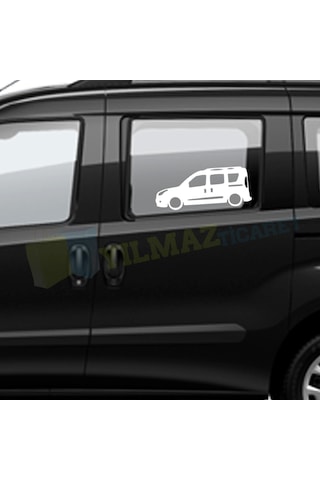 Fiat Doblo Yeni Kasa Basık Araç Kelebek Cam Oto Sticker 1 Çift