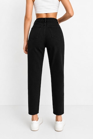 J&kstores Mom Fit Yüksek Bel Jean Pantolon Siyah