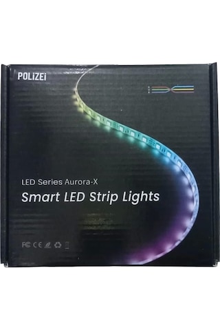 10 Mt Animasyonlu Tak Çalıştır Kumandalı Trafolu Rgb Şerit Işık Aydınlatma Şerit Led Renkli