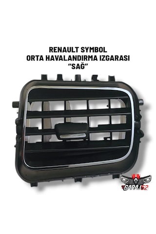 Renault Symbol Joy - Touch Kalorifer Orta Sağ Havalandırma Izgarası  687501077r 687506205r