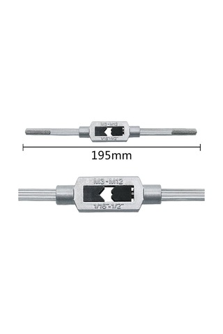 Tangshopping 8pcs M3-m12 Musluk Seti Küçük Musluk Bükülmüş El Aletleri Vida Konu Fişler Musluklar