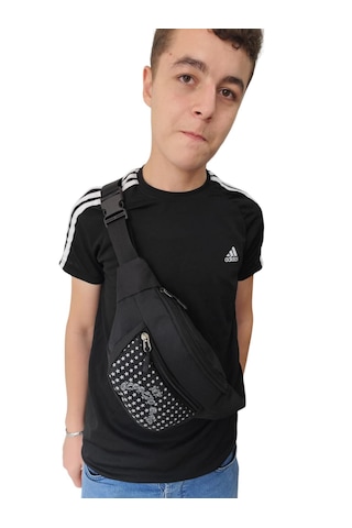Mygeppetobag Unisex Siyah Renkli Omuz Ve Bel Çantası Siyah