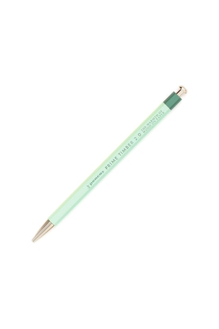 Penco Prime Timber 2.0 Mm Pencil & Sharpener Set Mekanik Uçlu Kalem Ve Kalemtraş Seti Mint Yeşil