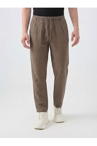 Regular Fit Erkek Pantolon Kahverengi