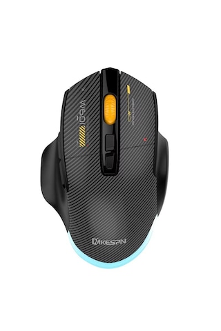 Mkespn Sxs-w601 7 Tuşlu Gaming Mouse Karbon Fiber 3 Modlu Kablolu - Bluetooth - Usb Alıcılı 12800 Dpı Makro Tanımlı Oyun Faresi -