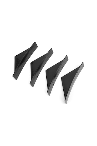 Lemestar Abs Malzeme Akıllı Araç Arka Tampon Spoilerı - Rüzgar Direncini Azaltır, Aerodinamik Performansı Artırır, Evetli Siyah, Evetli Montaj